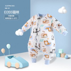 阳阳韩韩 婴儿睡袋 100码中厚款猫咪