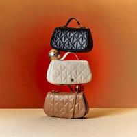 卡尔文·克莱恩 CK女包优雅休闲通勤金属老花字母菱格链条包斜挎包礼物