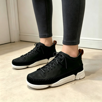 Clarks 女款保暖秋季简约百搭舒适轻便高帮休闲鞋 多色 35.5