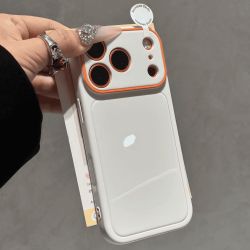 C 【裸机手感】多巴胺日落橙大视窗 iPhone6-17系列苹果手机壳