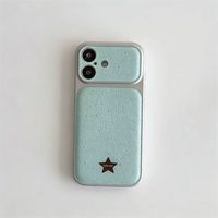C 【裸机手感】薄荷绿泼墨星星 iPhone6-17系列苹果手机壳