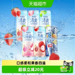 锐澳 果酒预调酒清爽强爽zero组合330ml6罐