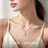 EMPORIO ARMANI 银色幸运芯四叶草女士项链生日礼物送女生EG3607040