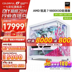 七彩虹 R7-9800X3D RTX 5080 +24G内存