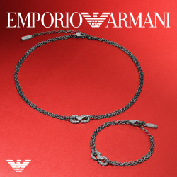 EMPORIO ARMANI 情侣项链双链[明星同款]爱意项链生日礼物EGS3292001