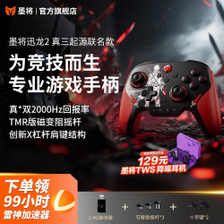 BIGBIG WON 迅龙2 TMR星闪无线游戏手柄适配PC//平板/手机Steam支持地平线6 双影奇境 黑神话 真三起源