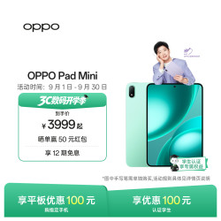 OPPO Pad Mini 8.8英寸 Android 平板电脑（2520