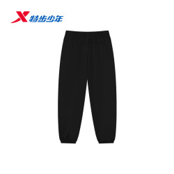 特步 秋季梭织束脚运动长裤