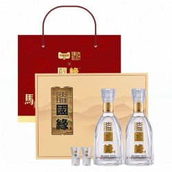 今世缘 国缘淡雅系列 42度 浓香型白酒 500ml*2瓶 赠礼品袋