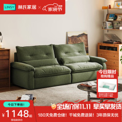 林氏家居 猫抓布艺沙发客厅2026新款双人可全拆洗云朵沙发BS664