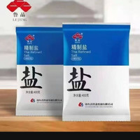 鲁晶 未加碘食用盐400克*7袋