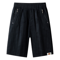 Dickies 男士纯棉格子五分短裤