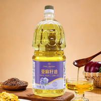 1号会员店 冷榨亚麻籽油 2L 食用油 亚麻籽油京东自营 压榨一级