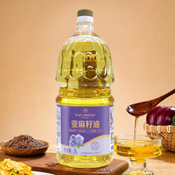 1号会员店 冷榨亚麻籽油 2L 食用油 亚麻籽油京东自营 压榨一级