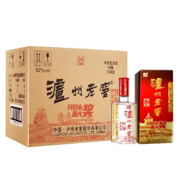 泸州老窖 原箱整件泸州老窖六年窖头曲52度白酒500ml*6瓶宴请送礼浓香型
