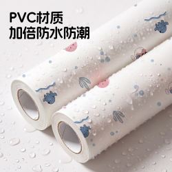 仓藏 墙纸自粘防水防潮纯色壁纸卧室出租房墙面背景墙壁墙贴纸遮丑防霉