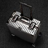 保罗 18寸登机箱行李箱女横款可上飞机免托运小型轻便拉杆密码方形20