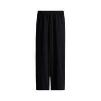 H&M 女装卫裤 松紧腰宽松直筒 酒红色 XS 155/64