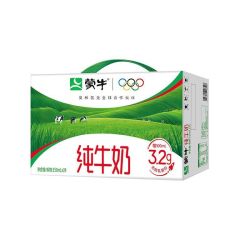 蒙牛 8月产蒙牛纯牛奶250ml*24盒全脂营养早餐牛奶整箱团购中秋送礼