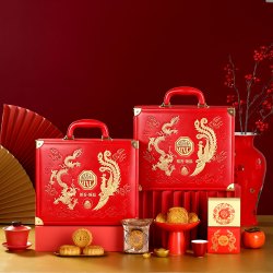 稻香村 中秋月饼礼盒 稻香颂福720g