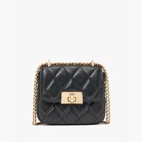 Kate Spade 初秋特卖节品牌自营CAREY小号菱格绗缝牛皮旋锁单肩包链条包