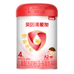 贝因美 爱加4段儿童配方奶粉800g*1营养四段正品