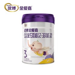 优博金爱嘉 3段婴幼儿配方牛奶粉三段800g*1罐旗舰店