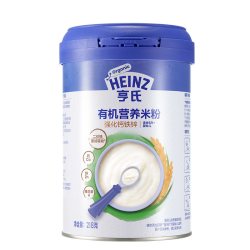 亨氏 宝宝有机强化铁锌钙维生素C高铁营养米粉米糊多种营养元素