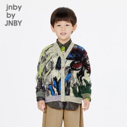 jnby by JNBY 宽松外套针织衫软糯25春男女童jnbybyjnby
