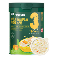 英氏婴幼儿快冲粥椰子鸡南瓜味208g宝宝辅食