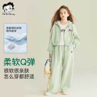 百亿补贴：贝蒂 女童秋季运动外套裤子套装2026年新款儿童中大童休闲两件套