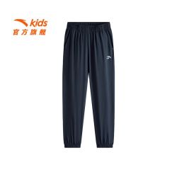 安踏 儿童综训男童运动长裤2025夏季新款透气舒适中大童速干裤