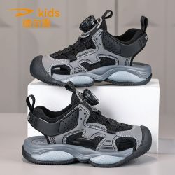 德尔惠 2026夏季新款男童外出包头运动凉鞋儿童轻便减震耐脏沙滩鞋