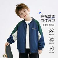 Classic Teddy 男童棒球服春装新款儿童洋气外套中大童春秋上衣夹克
