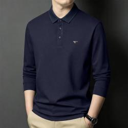 七匹狼 26秋新款蓄热不易起球T恤男士长袖POLO衫