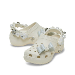 crocs 经典炫魅云朵洞洞鞋时尚百搭女鞋花园鞋沙滩鞋|213634 极白色-2MD