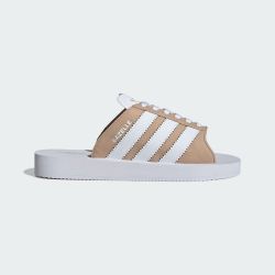 adidas 三叶草男女休闲舒适耐磨沙滩运动拖鞋 JQ7422
