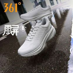 361° 驭山雨屏361°男鞋防泼水跑步鞋春秋季新款防滑耐磨黑色减震跑鞋