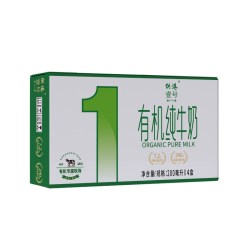 PURE MILK 供港壹号 7.2g蛋白质 有机纯牛奶 200ml*4盒*4箱