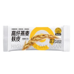 神探伍伍 燕麦麸皮营养早餐代餐无蔗糖添加高纤高饱腹高蛋白燕麦片