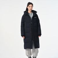 坦博尔 情侣极寒连帽长款羽绒服  90鹅绒