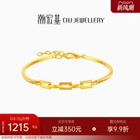 移动端：潮宏基 CD0001247800 缔结足金手镯