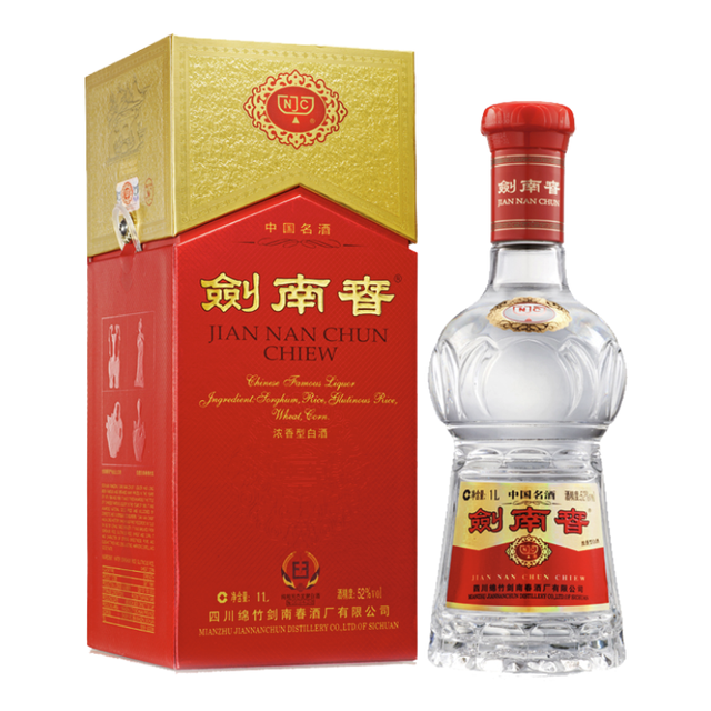 今日必买：剑南春 52度水晶剑南春白酒558ml*1瓶浓香型商务宴请送礼