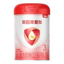 贝因美 爱加幼儿配方奶粉3段800g/罐含乳铁蛋白DHA三段正品旗舰店