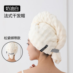 干发帽佩戴简单加大加厚吸水速干毛巾网红