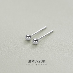 金美澳 925银耳饰 银饰耳钉女款养耳洞双耳洞耳骨钉2026年火爆款