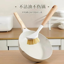 厨房锅刷家用刷锅洗碗神器洗锅不沾油刷子刷碗长柄清洁刷