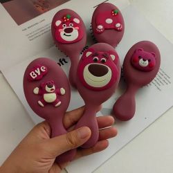 草霉熊系列气囊梳子可爱学生顺发梳子小巧便携按摩梳迷你小梳子