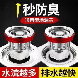 地漏防臭器卫生间下水道防反味过滤内芯厕所防虫下水管