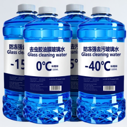 工厂直供强力除油膜镀膜玻璃水强效去油膜雨刮水汽车专用大瓶
